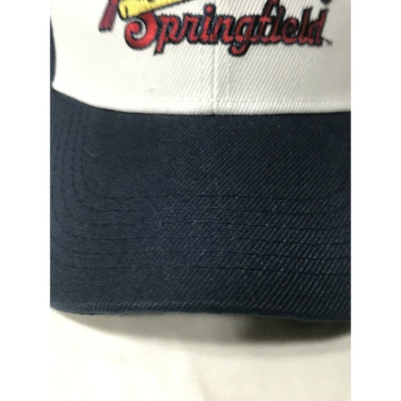 Springfield Cardinals adjustable hat embroidered Cardinal/Bat Navy Red White EUC - Picture 3 of 8